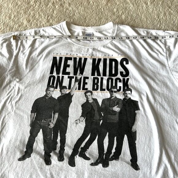 New Kids On The Block tour short sleeve shirt white size 2x - Picture 9 of 16
